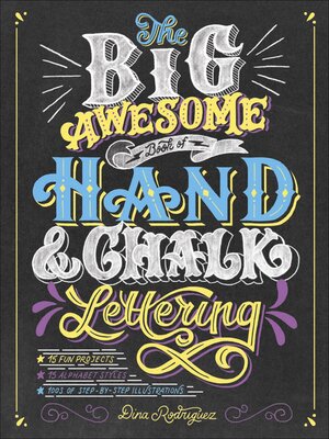 cover image of The Big Awesome Book of Hand & Chalk Lettering